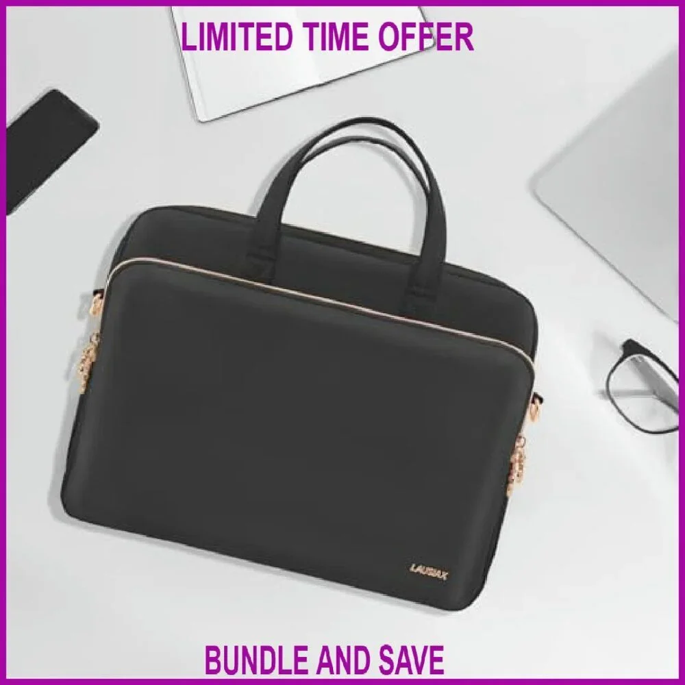 15.6-16 Inch Laptop Messenger Bag with Adjustable Strap & Handle